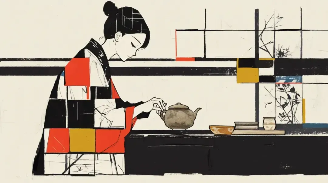 Midjourney 幾何漫畫風格效果圖